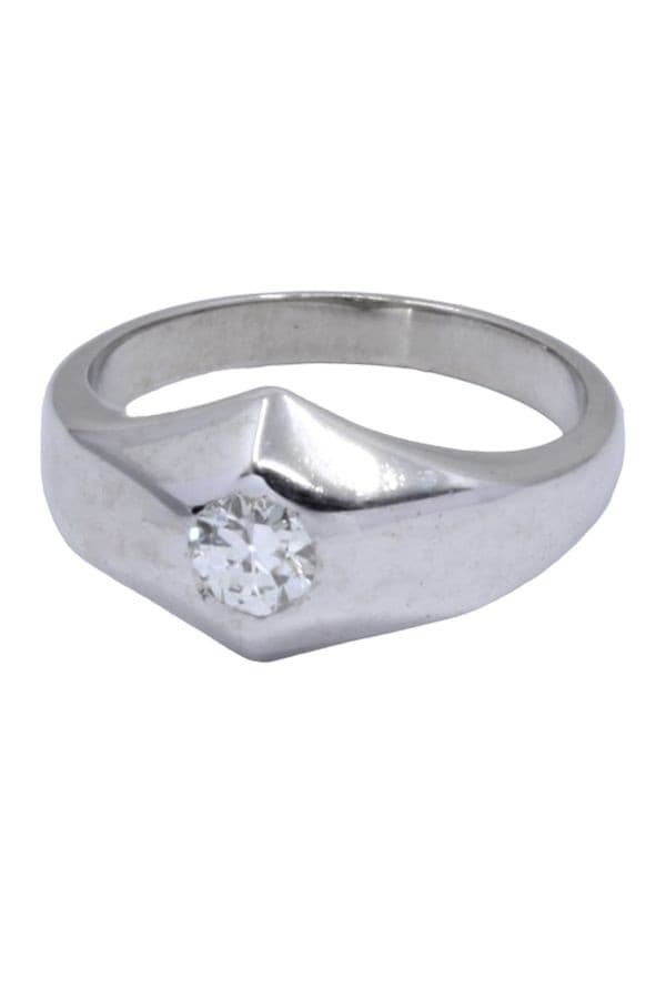 SOLITAIRE DIAMANT 0.44 CARAT — vue 5