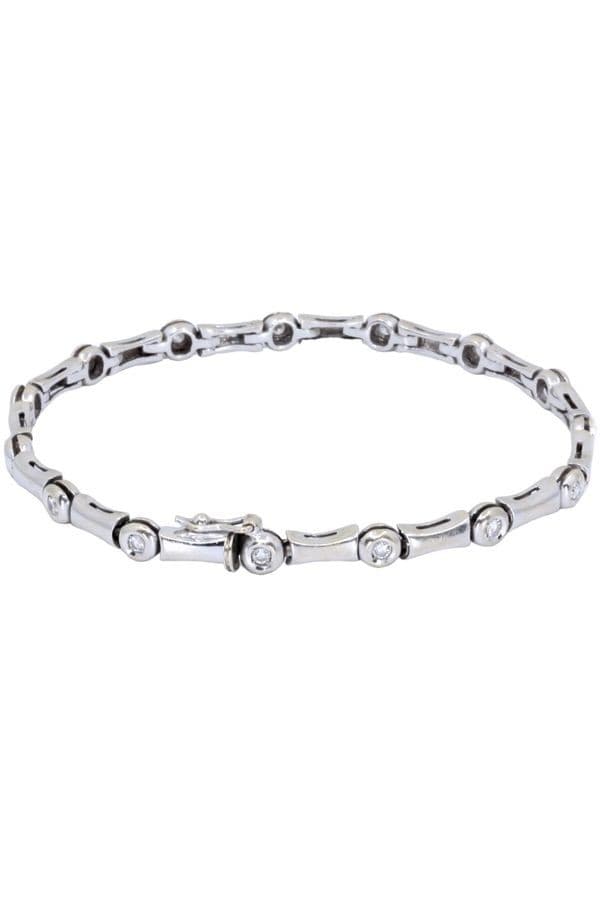 BRACELET ARTICULÉ DIAMANTS — vue 1