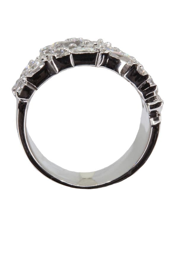 BAGUE COMPOSITION DIAMANTS — vue 4