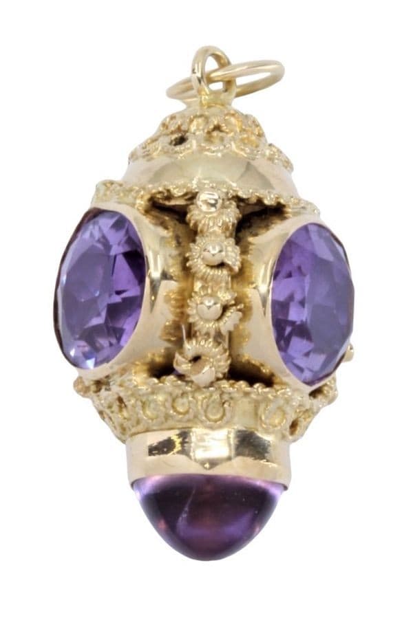 PENDENTIF AMÉTHYSTE NAPOLÉON III — vue 1