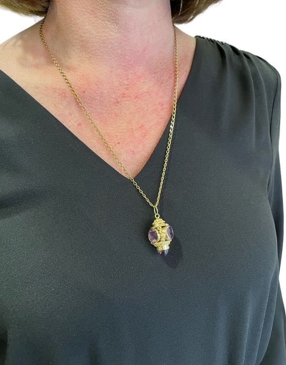 PENDENTIF AMÉTHYSTE NAPOLÉON III — vue 2