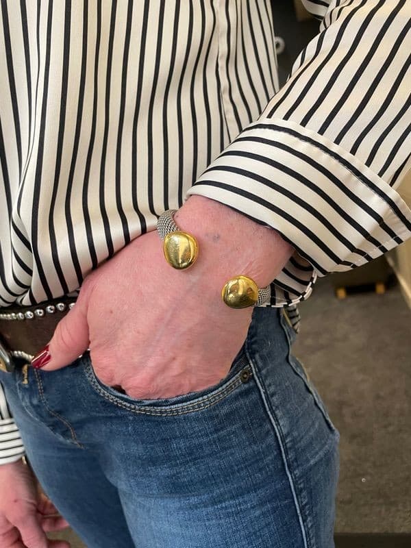 BRACELET MANCHETTE SIGNÉ TOUS — vue 2