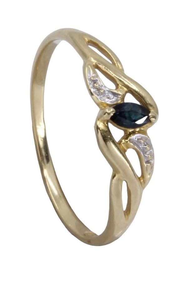 BAGUE MODERNE SAPHIR — vue 5