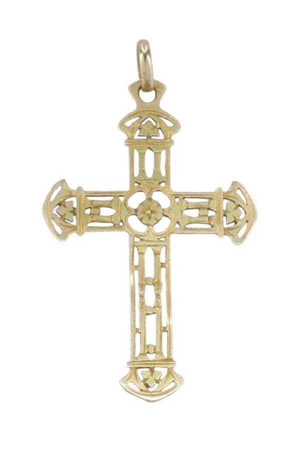 CROIX ANCIENNE AJOURÉE — vue 3