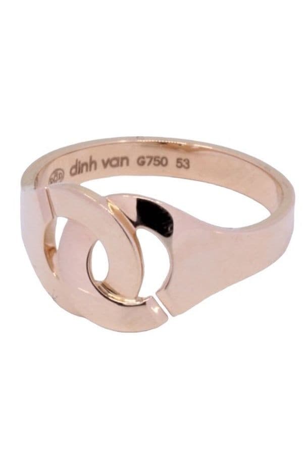 BAGUE MENOTTES DINH VAN R10 — vue 3