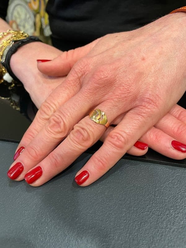 BAGUE MENOTTES DINH VAN R10 — vue 2