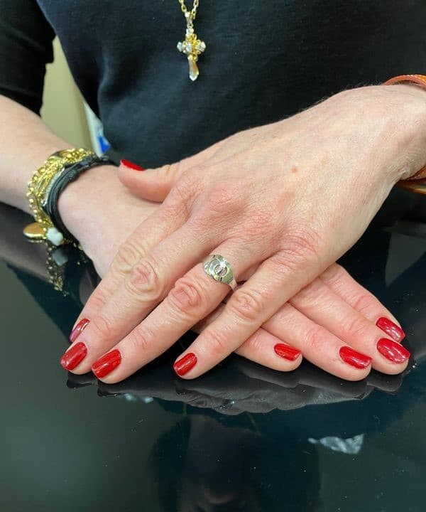 BAGUE MENOTTES DINH VAN R10 — vue 2