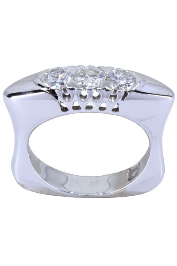 BAGUE  JARRETIÈRE MODERNE DIAMANTS — vue 1