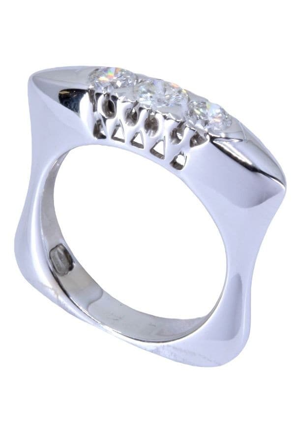 BAGUE  JARRETIÈRE MODERNE DIAMANTS — vue 5