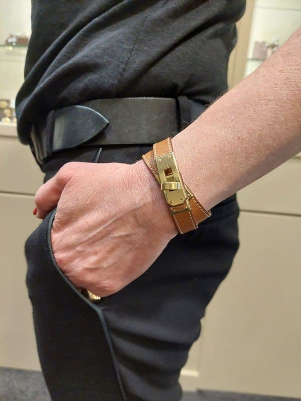 BRACELET HERMÈS KELLY DOUBLE TOUR — vue 2