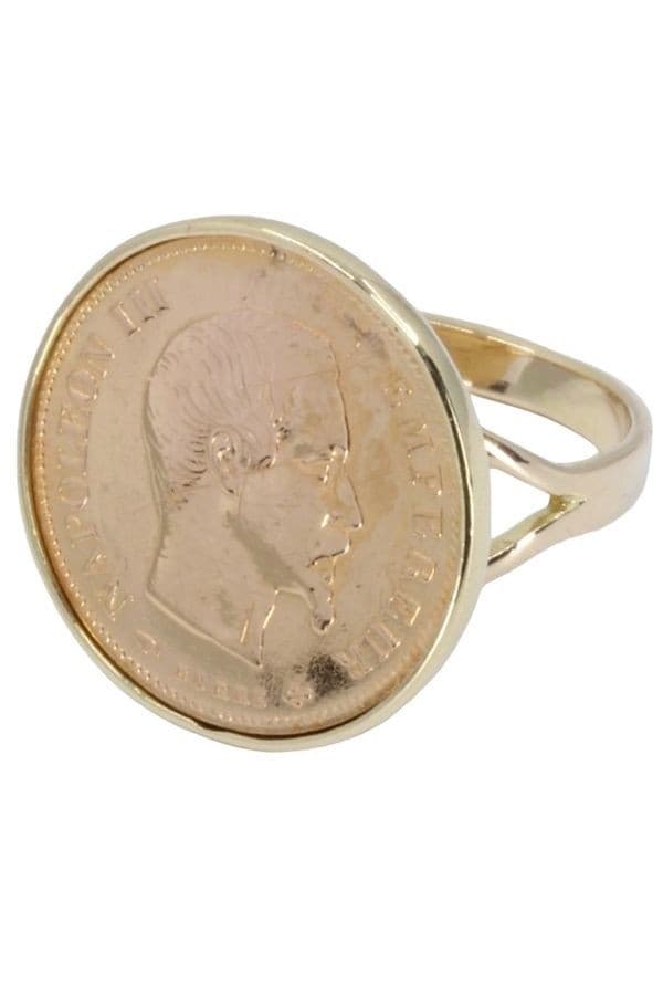 BAGUE PIÈCE 10 FRANCS NAPOLÉON III — vue 4