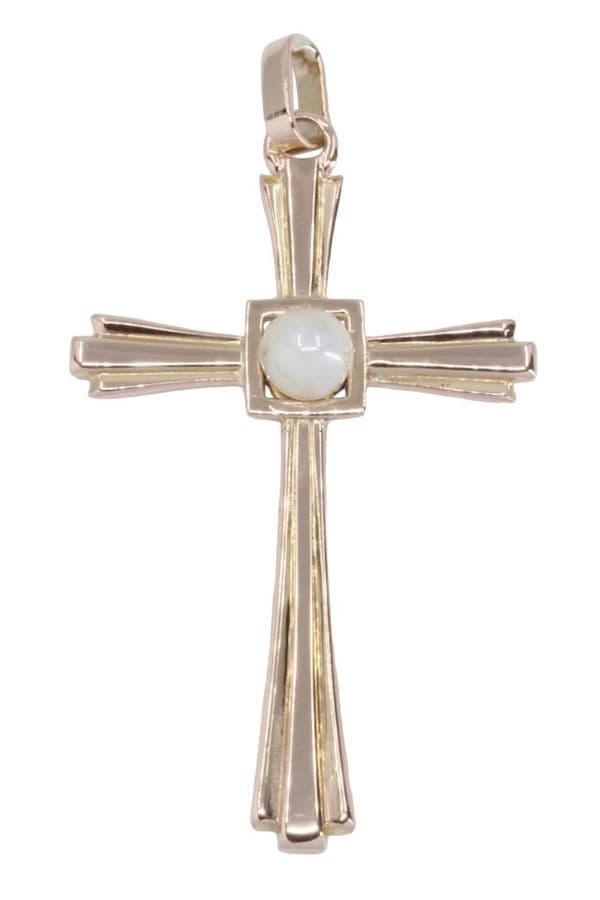 CROIX ANCIENNE PERLE — vue 1
