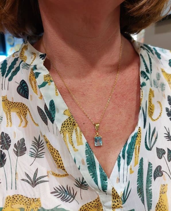 PENDENTIF TOPAZE — vue 2