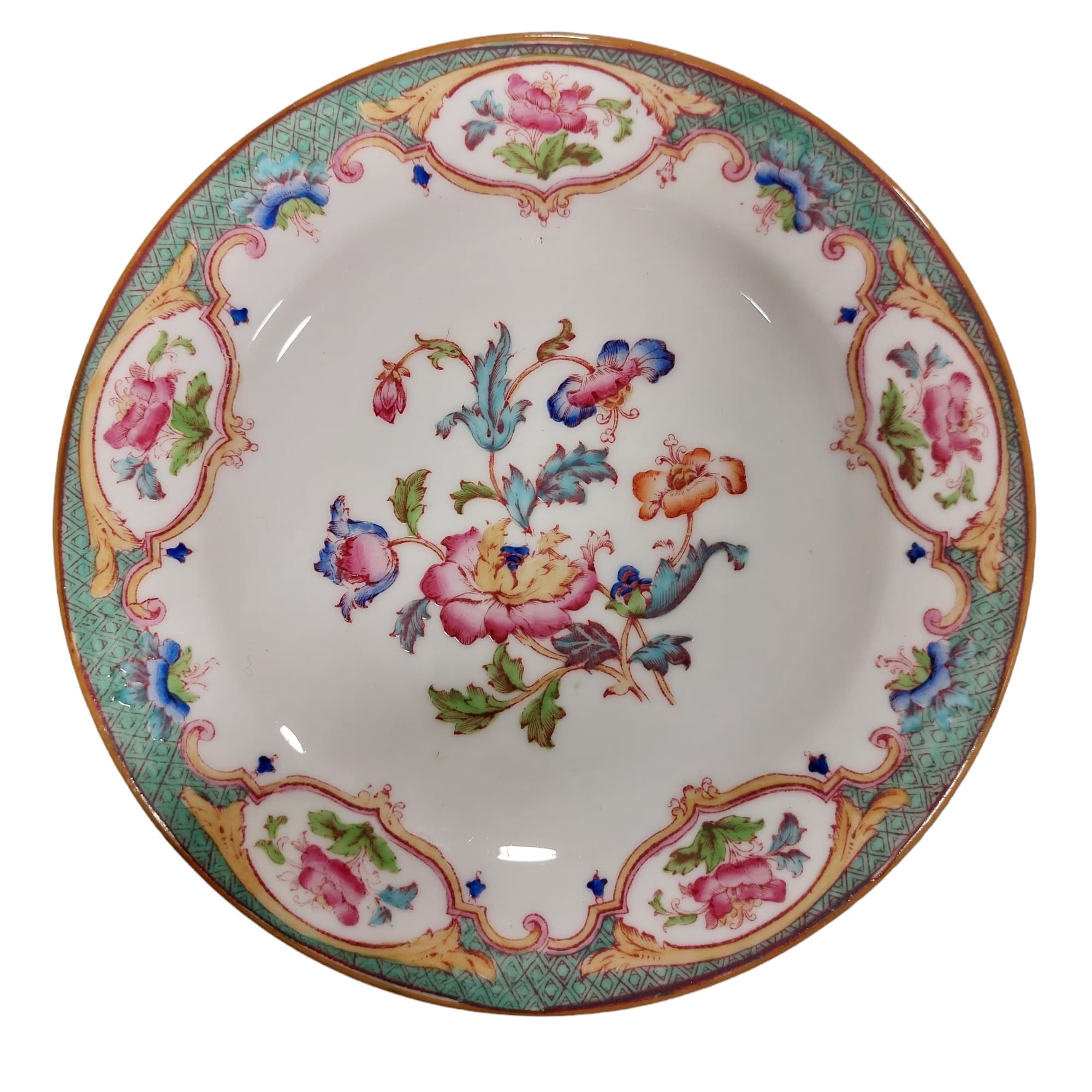 16 ASSIETTES CAULDON ENGLAND — vue 1