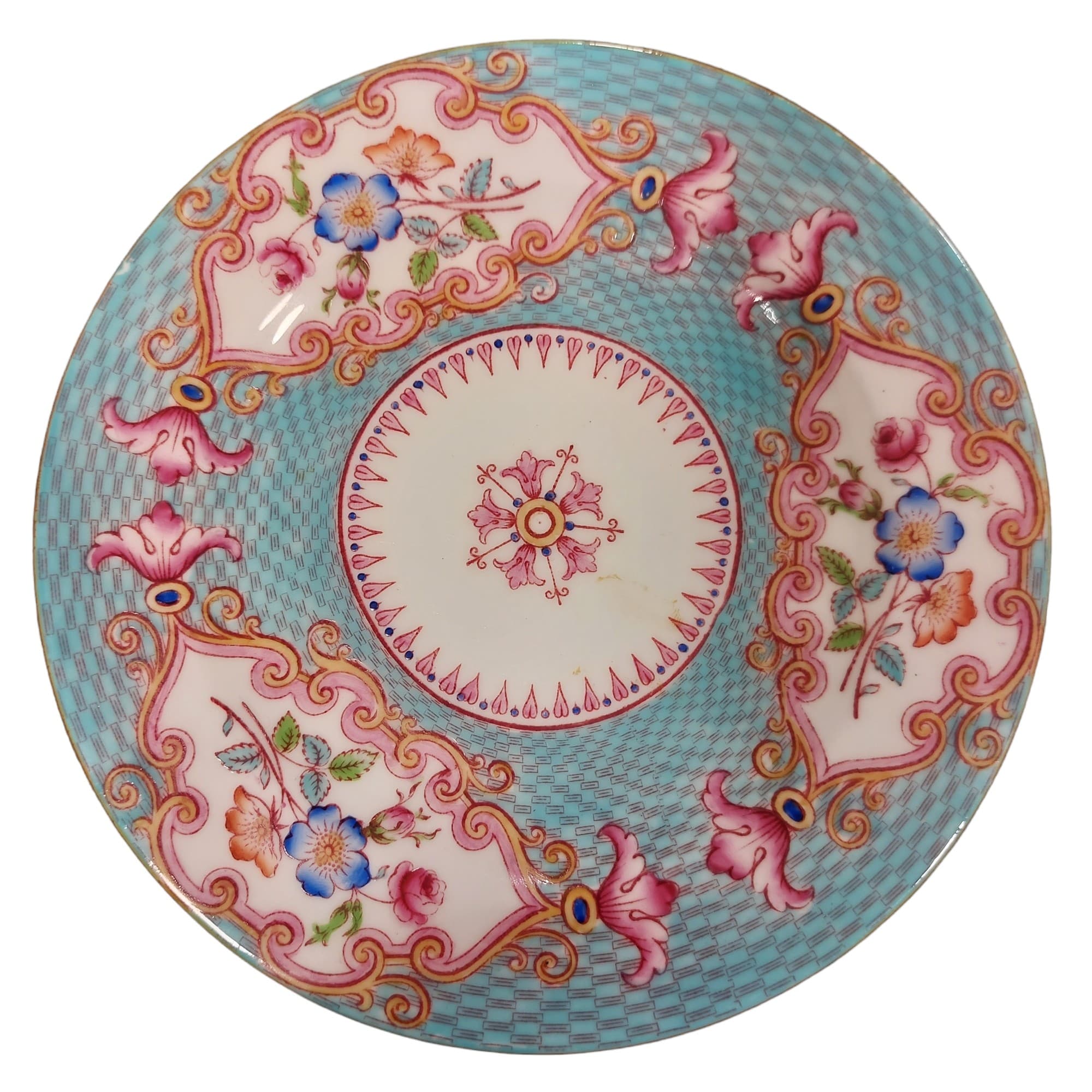16 ASSIETTES CAULDON ENGLAND — vue 2