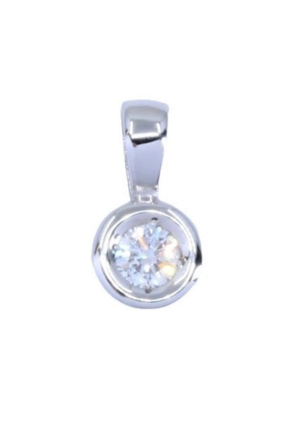 PENDENTIF DIAMANT 0.30 CARAT — vue 1