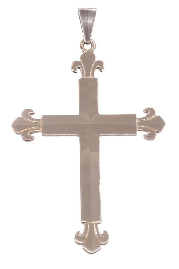 CROIX ANCIENNE FLEUR DE LYS — vue 1