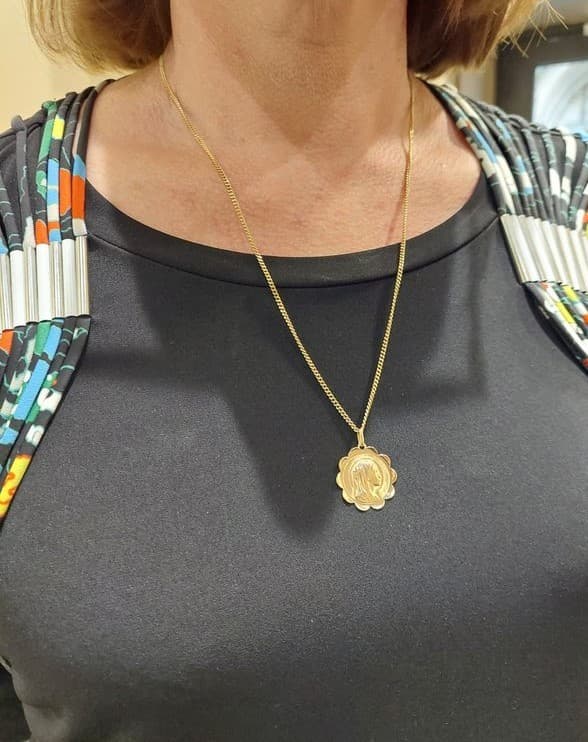 MÉDAILLE VIERGE SIGNÉE DROPSY — vue 2