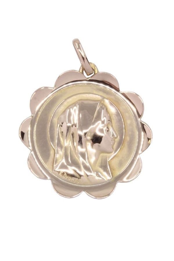MÉDAILLE VIERGE SIGNÉE DROPSY — vue 1