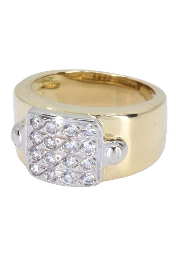 BAGUE PAVAGE DIAMANTS — vue 3