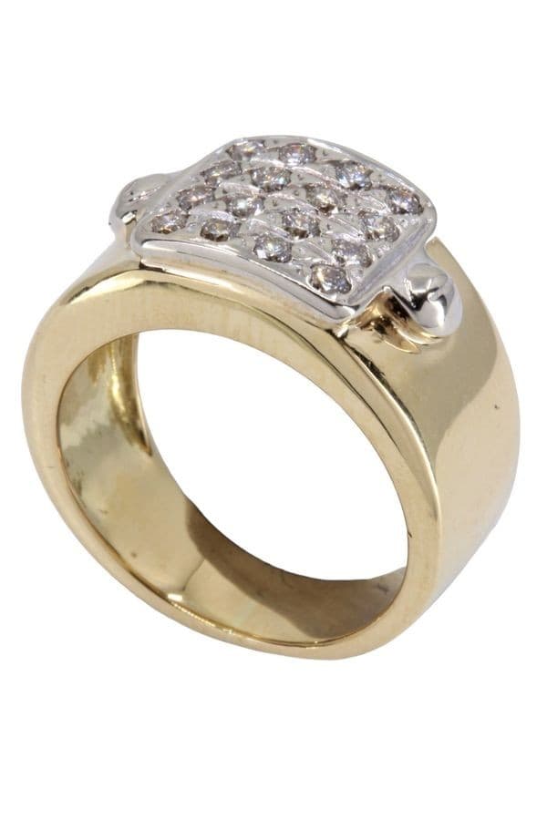 BAGUE PAVAGE DIAMANTS — vue 6