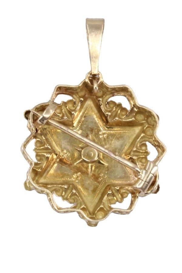 BROCHE PENDENTIF PERLE NAPOLÉON III — vue 3