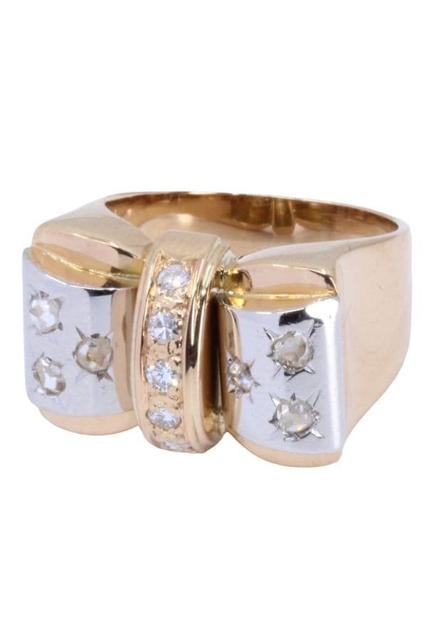 BAGUE TANK DIAMANTS — vue 3
