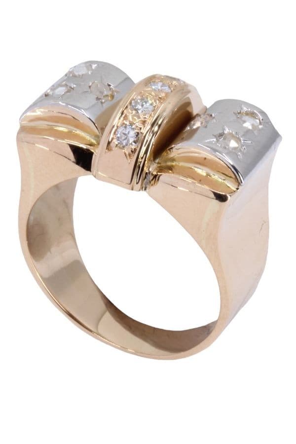 BAGUE TANK DIAMANTS — vue 6