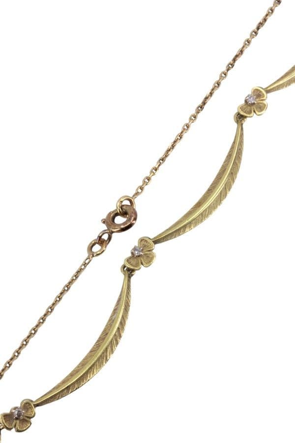 COLLIER COLLERETTE ANCIEN DIAMANTS — vue 3