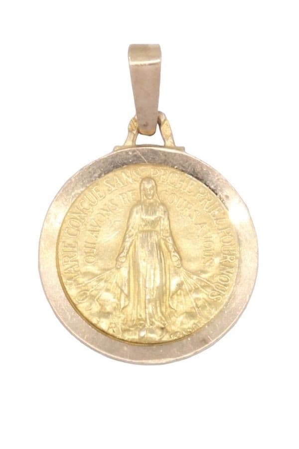 MÉDAILLE VIERGE ANCIENNE — vue 1