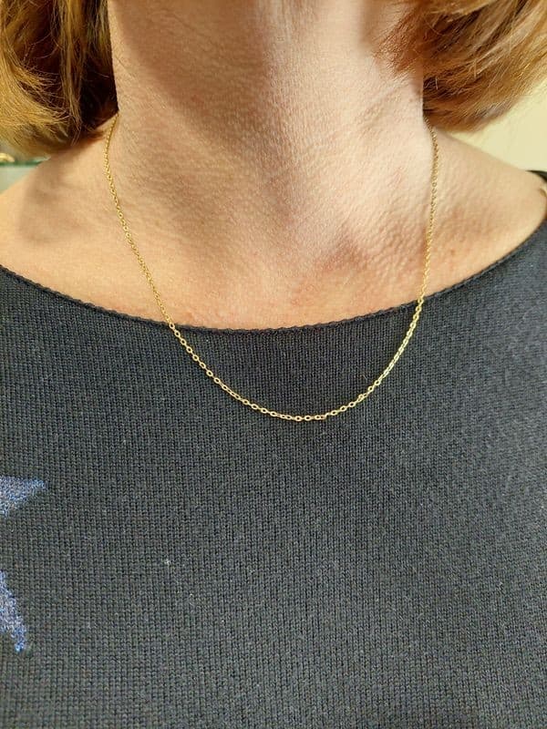 CHAINE MAILLE FORÇAT PLATE — vue 2