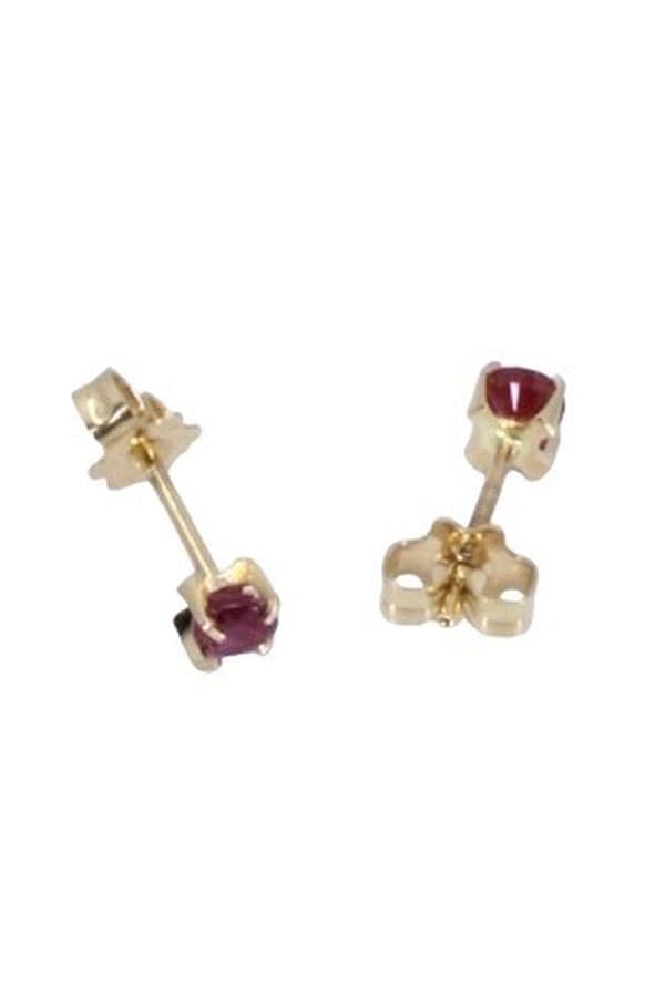 CLOUS SPINELLES ROUGES — vue 3