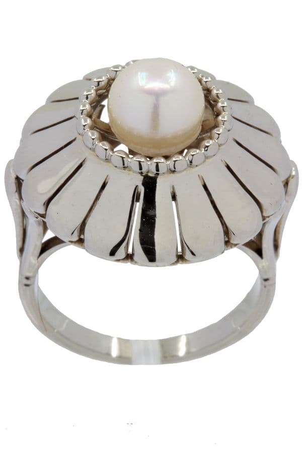 BAGUE PERLE VINTAGE — vue 1