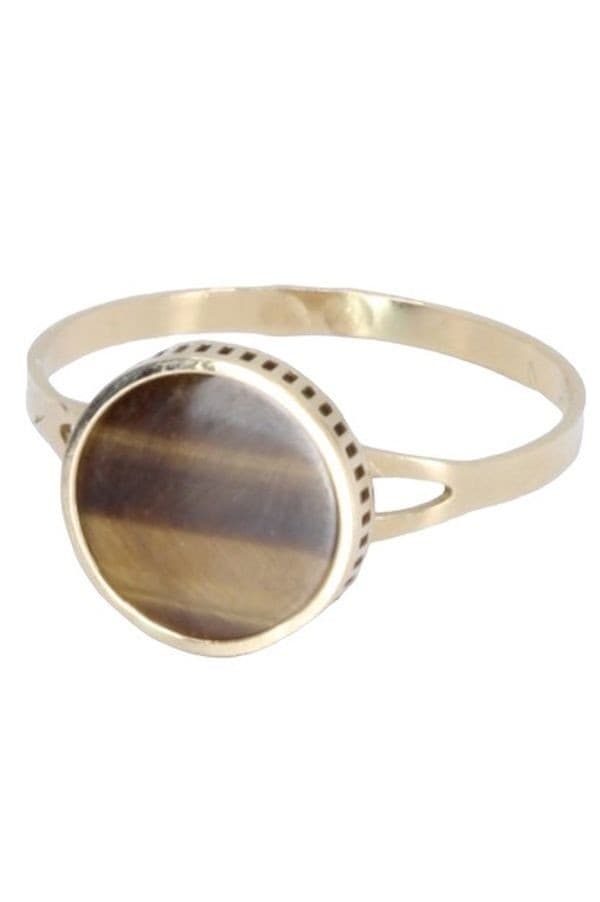 BAGUE MODERNE OEIL DE TIGRE — vue 6