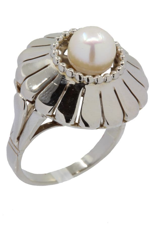 BAGUE PERLE VINTAGE — vue 3