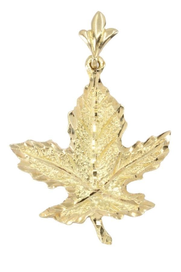 PENDENTIF FEUILLE — vue 1