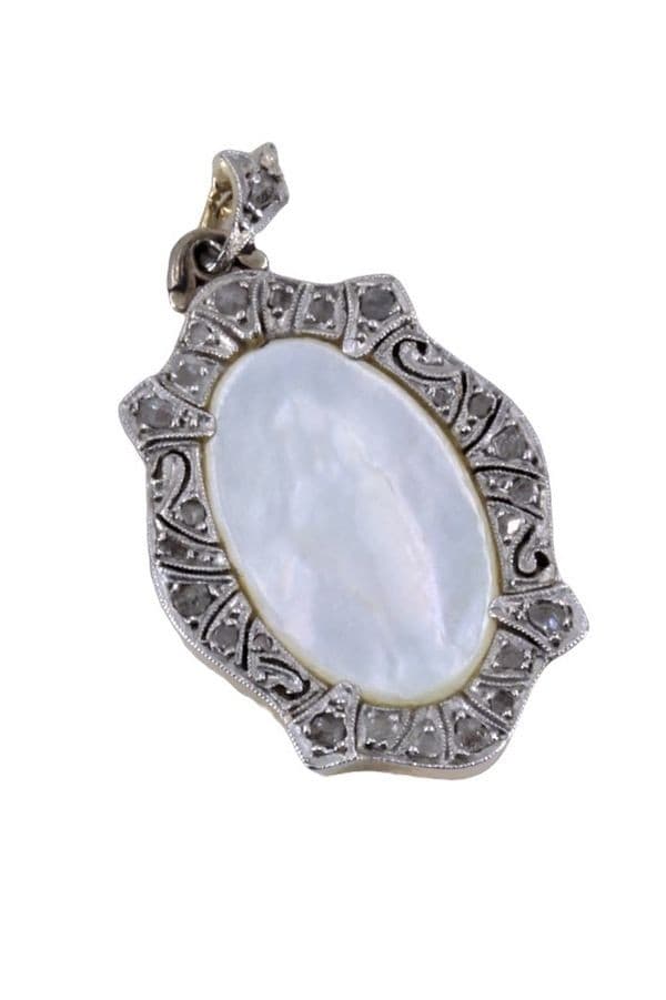 MÉDAILLE VIERGE ART DÉCO — vue 3