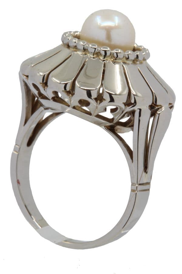 BAGUE PERLE VINTAGE — vue 5