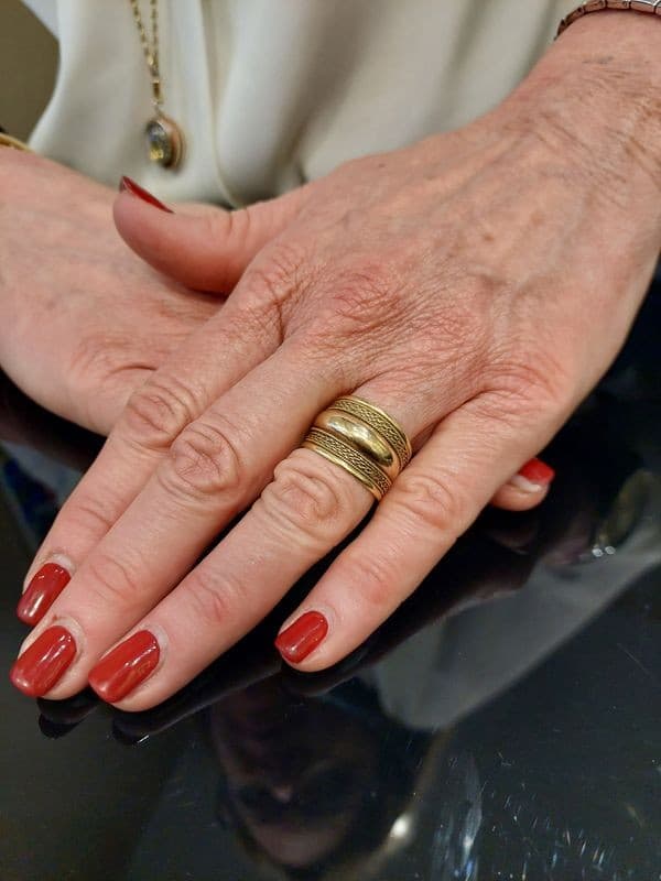 BAGUE JONC MODERNE — vue 2
