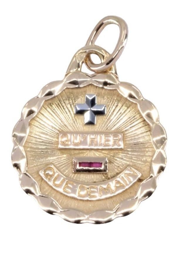 MÉDAILLE D'AMOUR RUBIS — vue 1