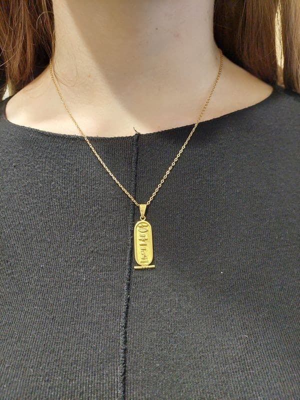 PENDENTIF CARTOUCHE ÉGYPTIEN — vue 2