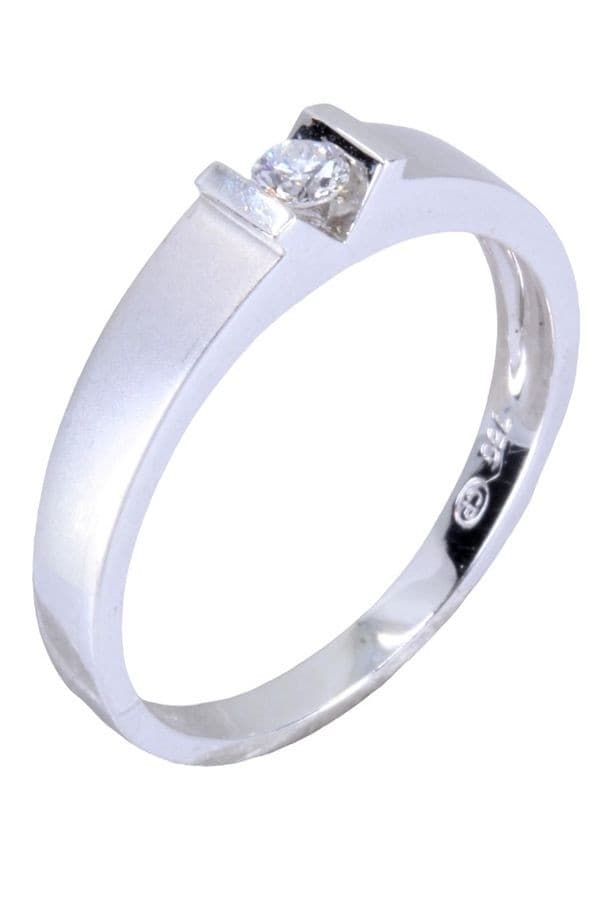 SOLITAIRE MODERNE DIAMANT — vue 3