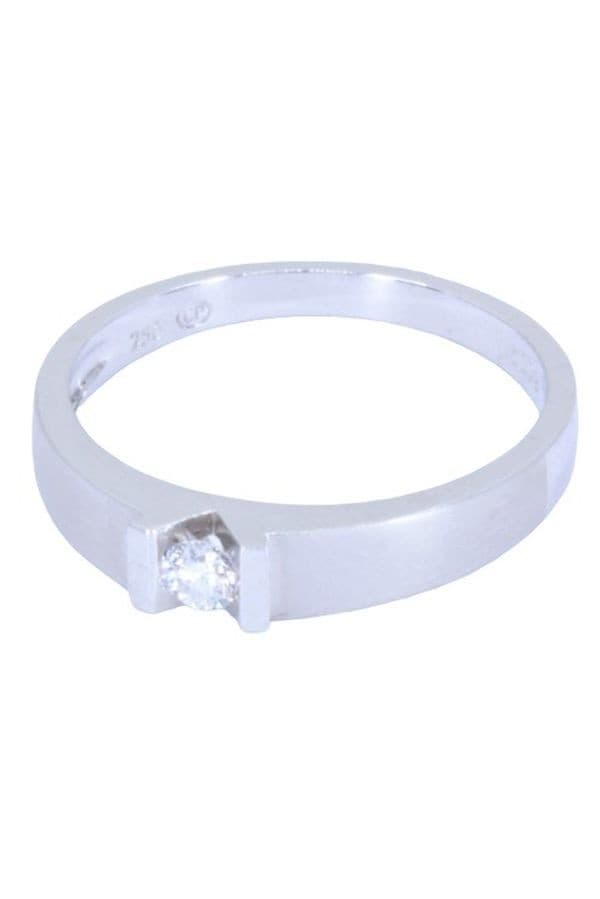 SOLITAIRE MODERNE DIAMANT — vue 5