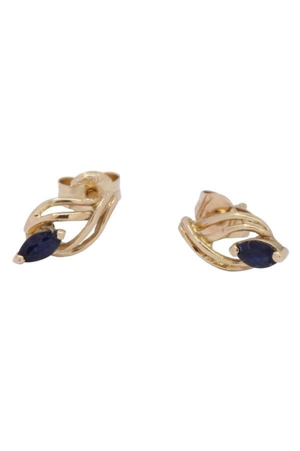 BOUCLES D'OREILLES SAPHIRS — vue 3