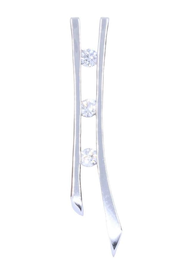 PENDENTIF TRILOGIE DIAMANTS — vue 1