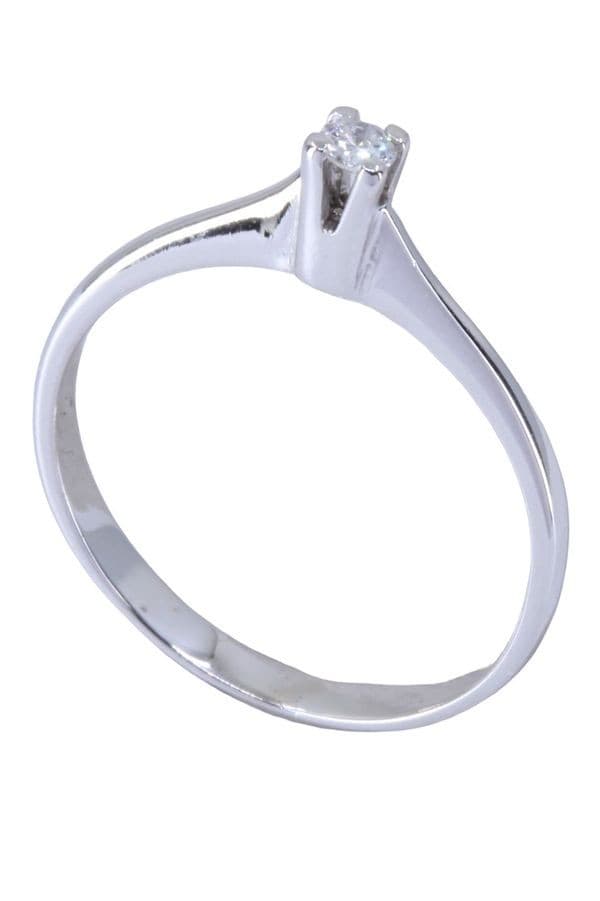 SOLITAIRE DIAMANT 0.06 CARAT — vue 4