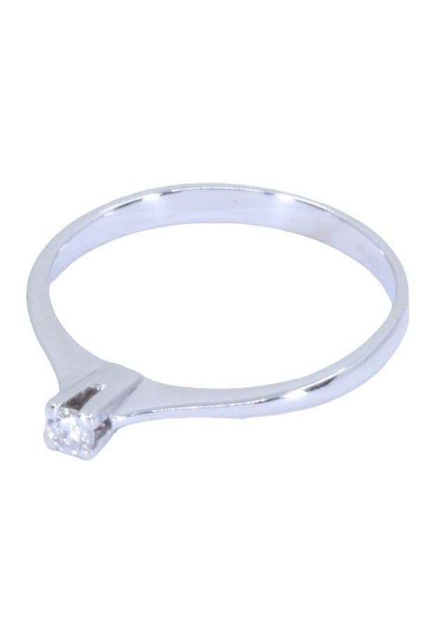 SOLITAIRE DIAMANT 0.06 CARAT — vue 3