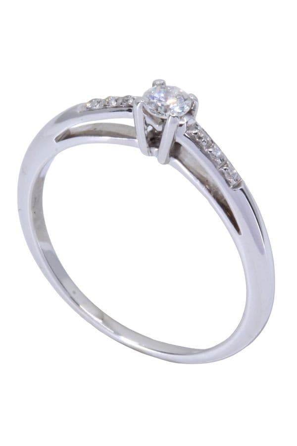 SOLITAIRE MAUBOUSSIN "TU ES LE SEL DE MA VIE" — vue 3