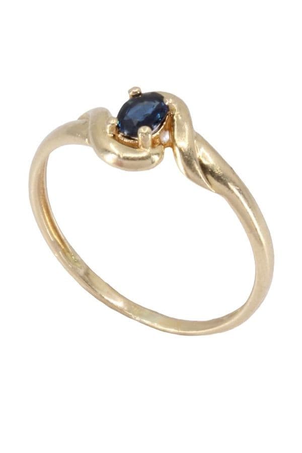 BAGUE MODERNE SAPHIR — vue 4