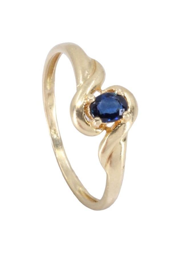 BAGUE MODERNE SAPHIR — vue 5